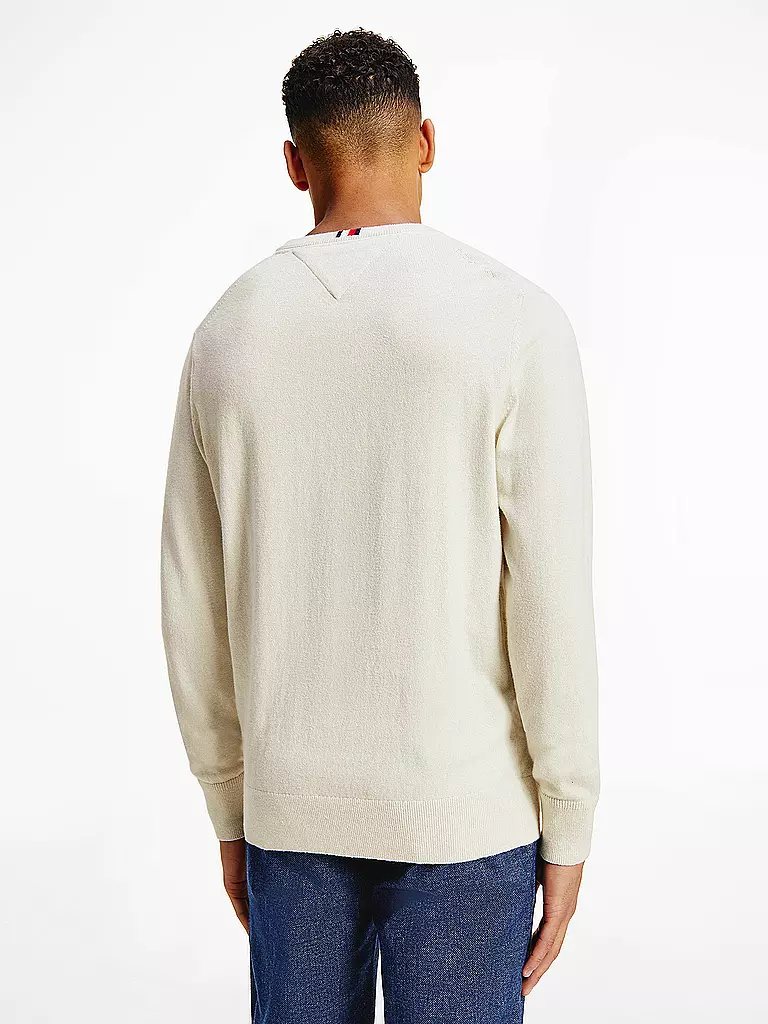 TOMMY HILFIGER | Pullover Cotton Cashmere | weiss