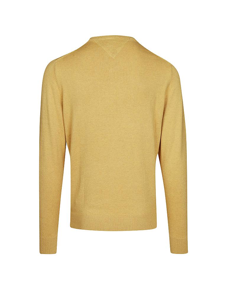 TOMMY HILFIGER | Pullover Regular-Fit "Pima Cotton/Cashmere" | gelb