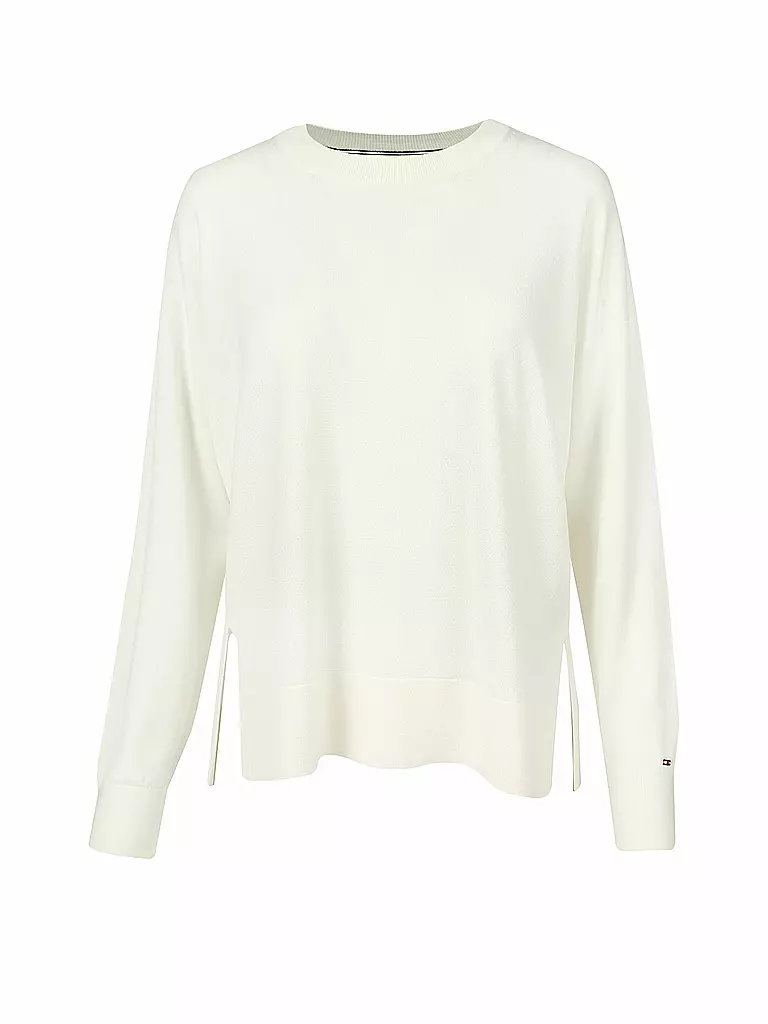 TOMMY HILFIGER | Pullover Wool Silk | creme