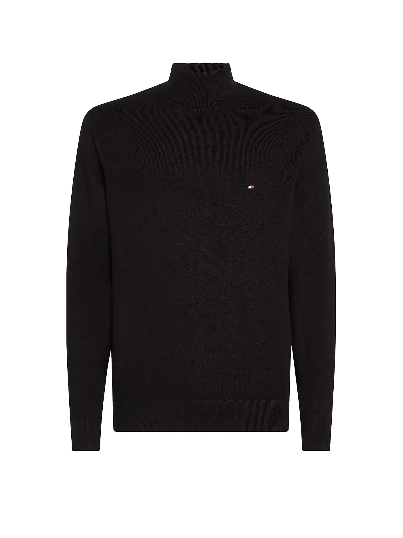 TOMMY HILFIGER | Rollkragenpullover  | schwarz