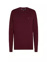 TOMMY HILFIGER | Pullover | dunkelrot
