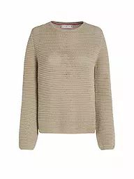 TOMMY HILFIGER | Pullover | hellbraun
