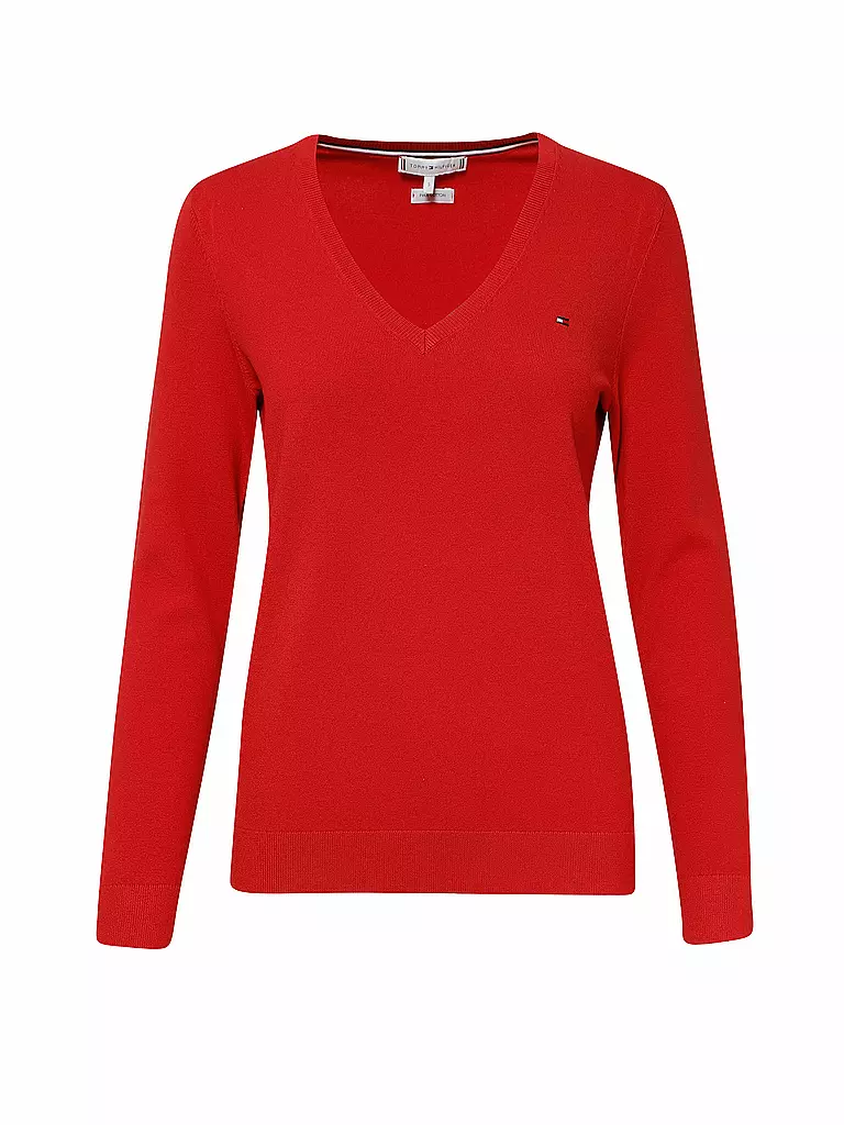 TOMMY HILFIGER | Pullover | rot