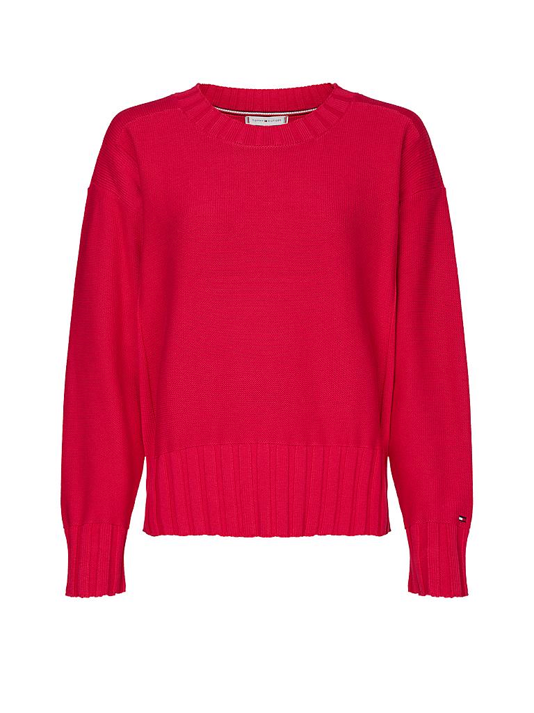 red tommy hilfiger pullover