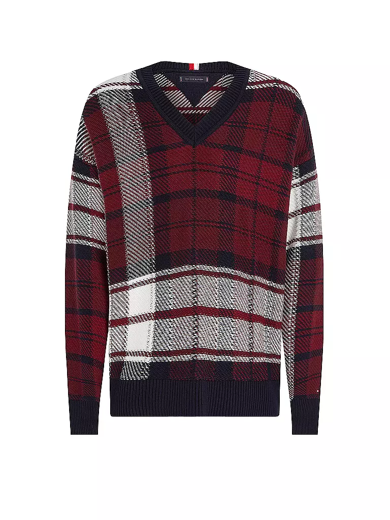 TOMMY HILFIGER | Pullover | dunkelrot