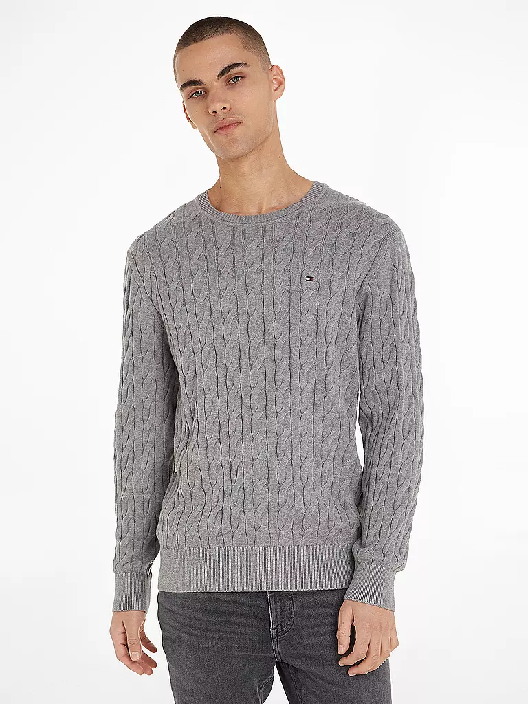 TOMMY HILFIGER | Pullover | hellgrau