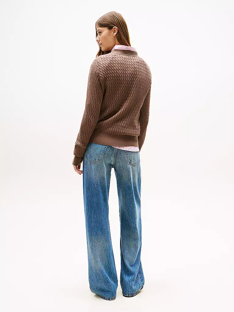 TOMMY HILFIGER | Pullover | braun