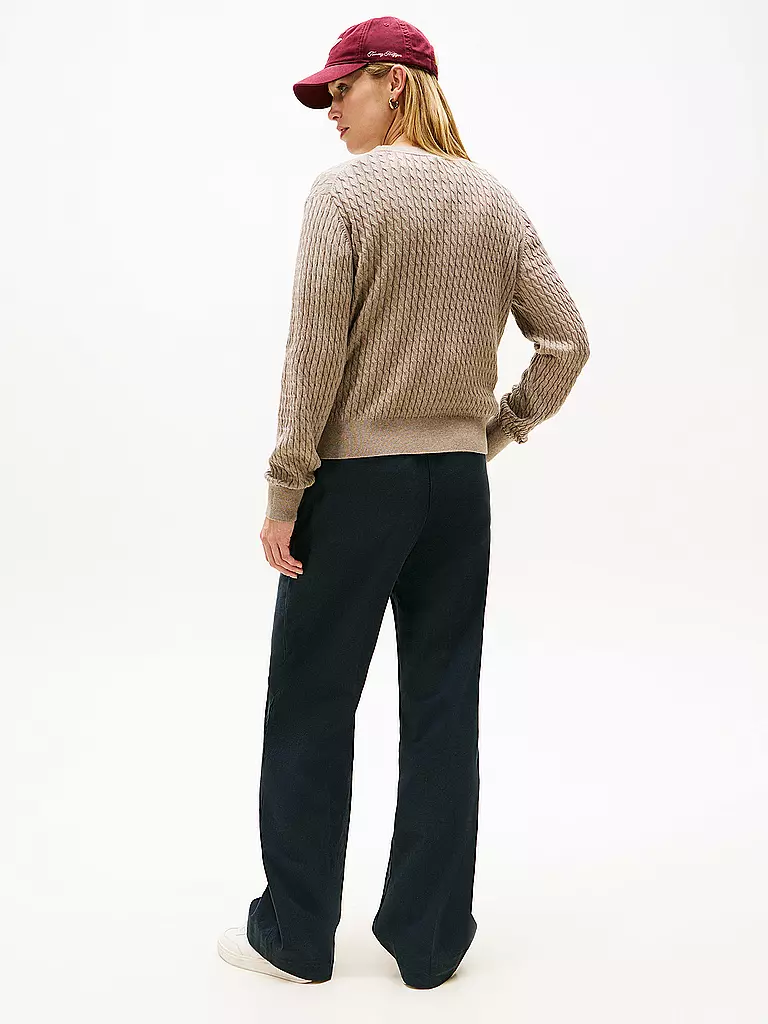 TOMMY HILFIGER | Pullover | dunkelgrün