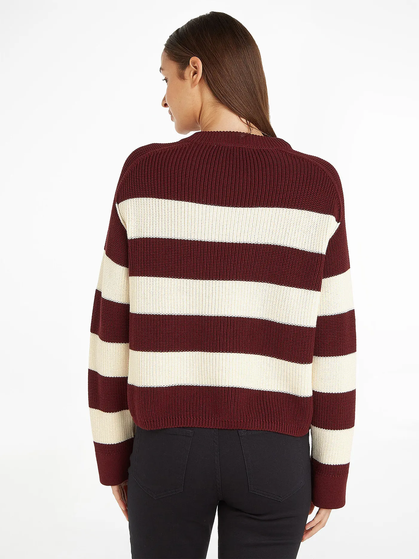 TOMMY HILFIGER | Pullover | dunkelrot