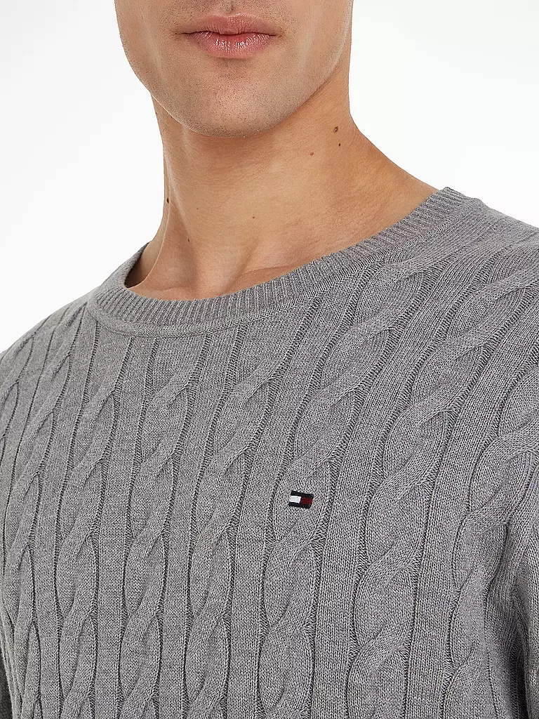 TOMMY HILFIGER | Pullover | hellgrau