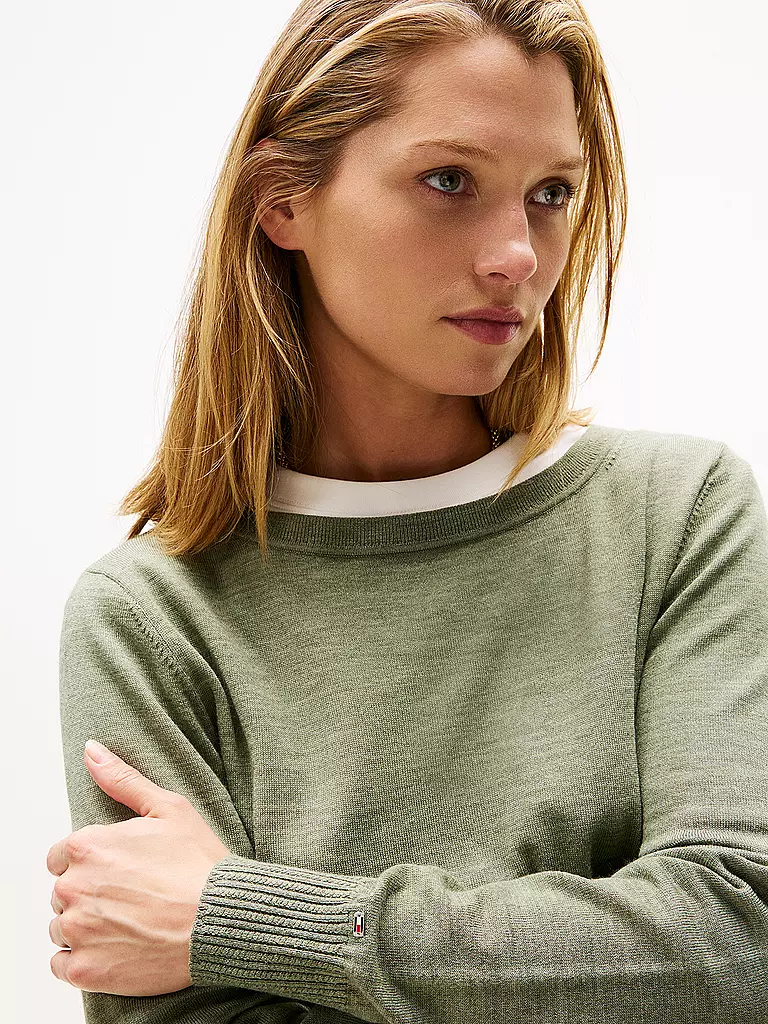 TOMMY HILFIGER | Pullover | olive