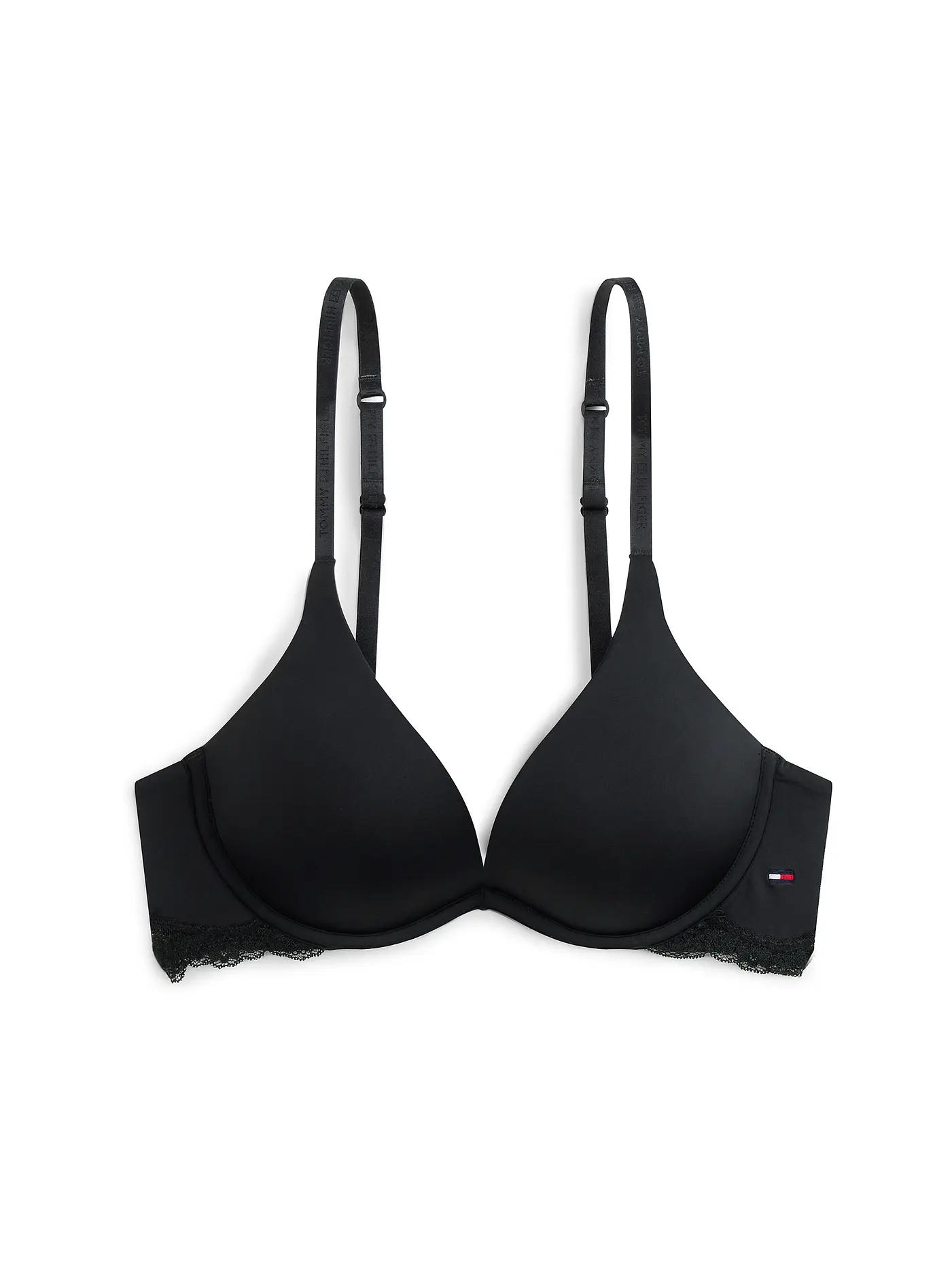 TOMMY HILFIGER | Push Up BH red | schwarz