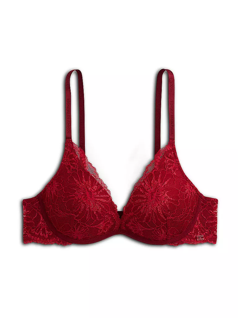 TOMMY HILFIGER | Push Up BH red | rot