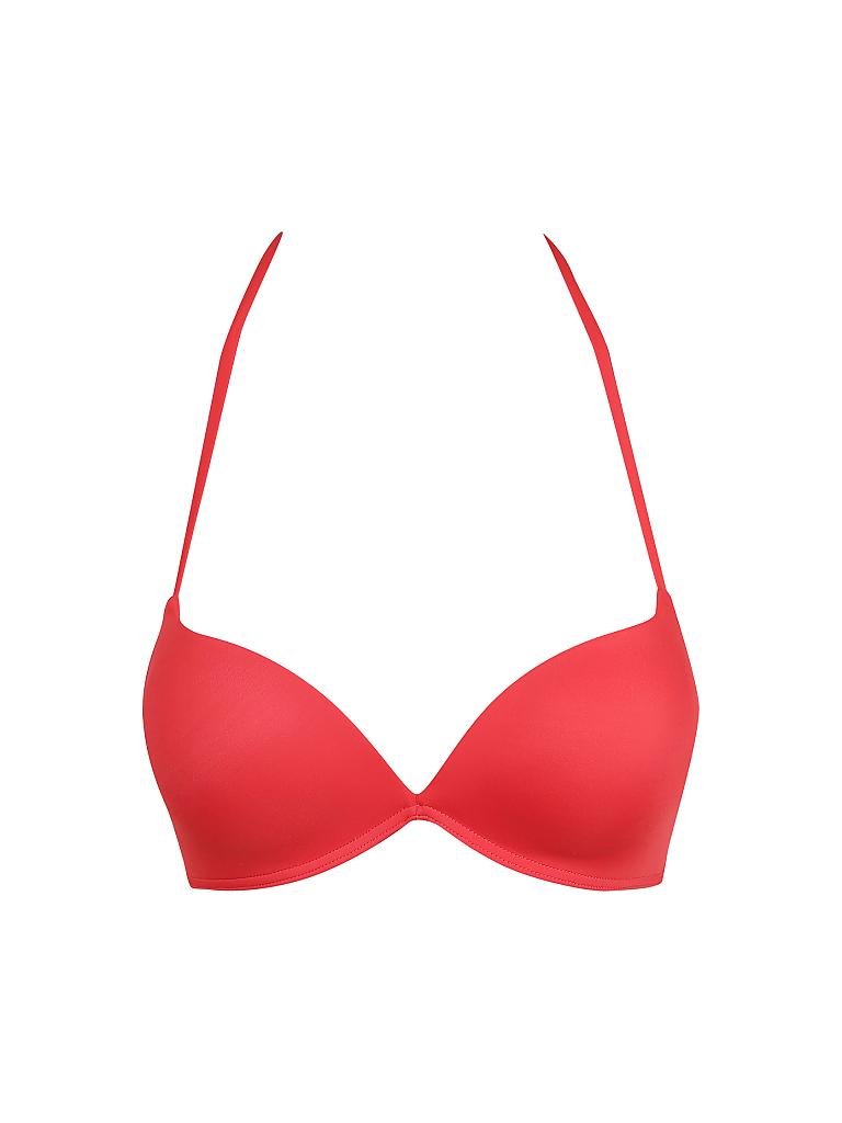 TOMMY HILFIGER | Push Up Bikini Oberteil | rot