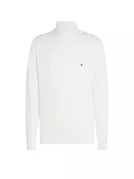 TOMMY HILFIGER | Rollkragenpullover  | weiss