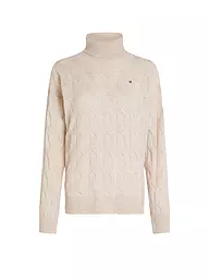 TOMMY HILFIGER | Rollkragenpullover  | creme
