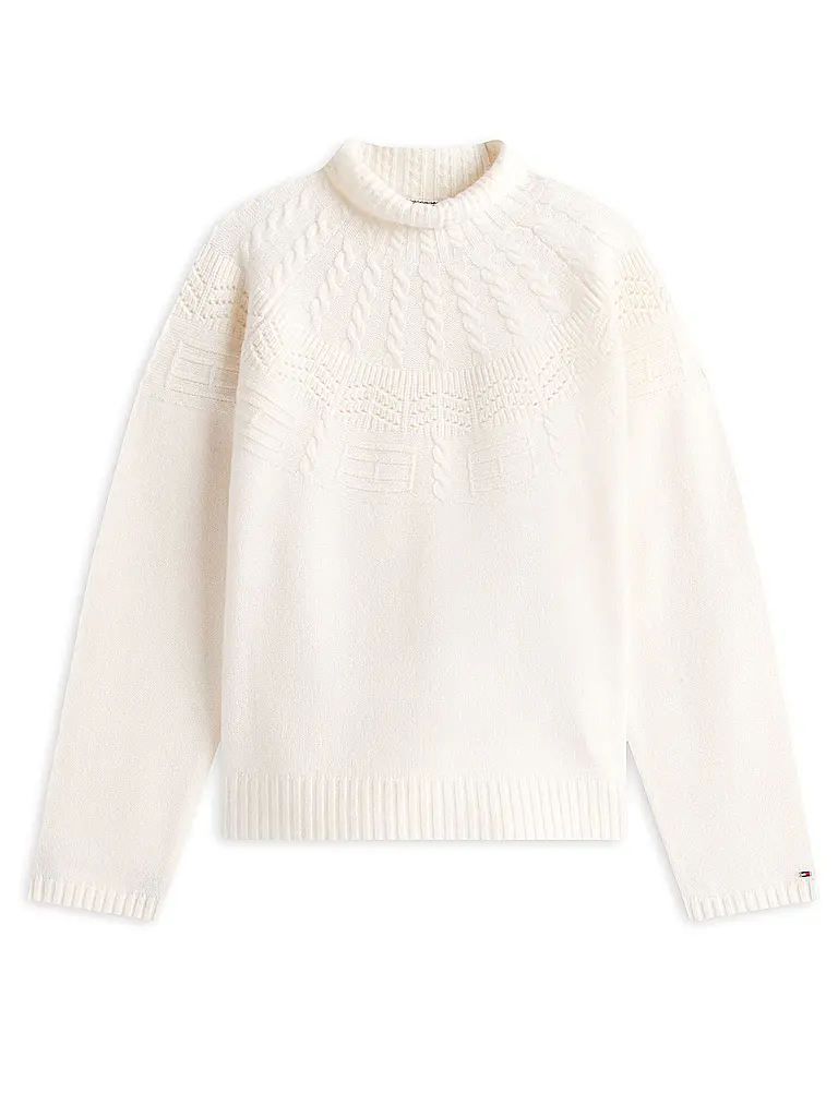 TOMMY HILFIGER | Rollkragenpullover  | beige