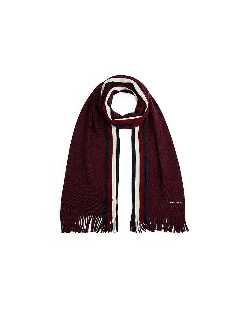 TOMMY HILFIGER | Schal  | dunkelrot