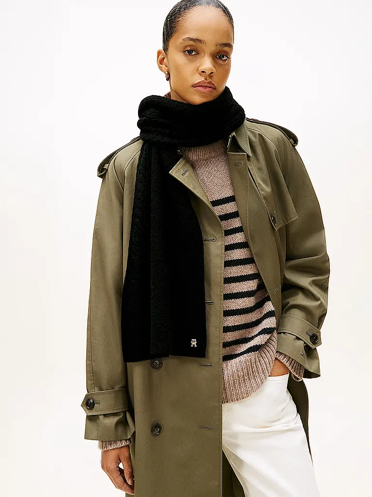 TOMMY HILFIGER | Schal TH ELEVATED | schwarz
