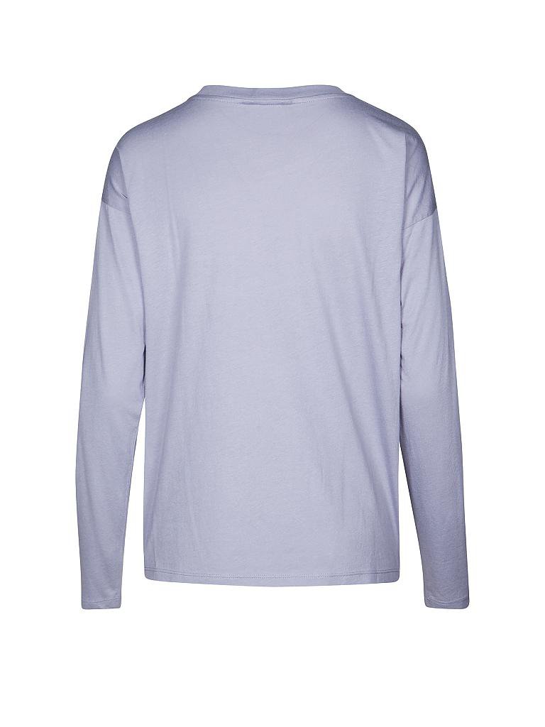 TOMMY HILFIGER | Seiden-T-Shirt "Jelda" | grau