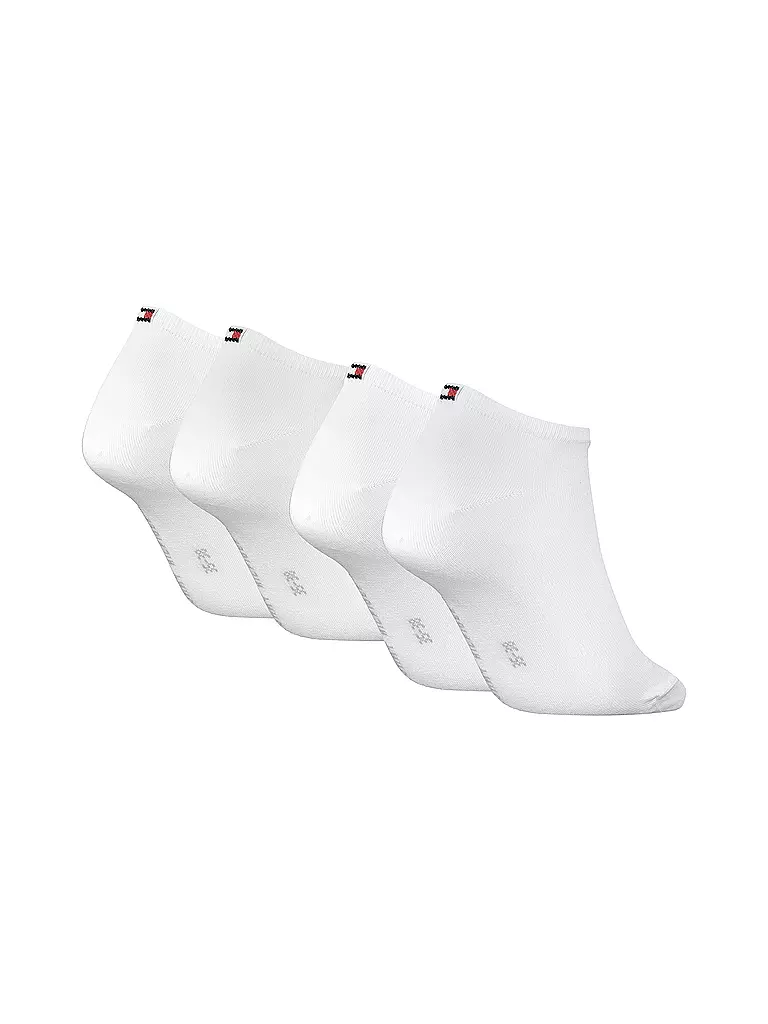 TOMMY HILFIGER | Sneaker Socken 4er Pkg. White | schwarz