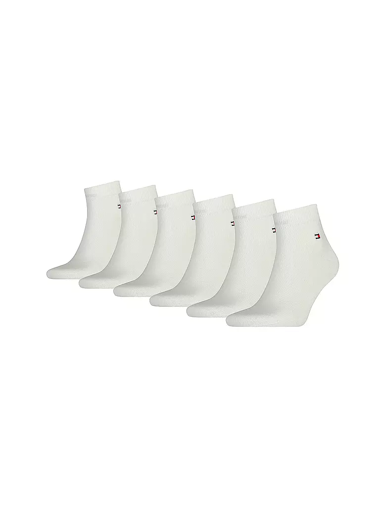 TOMMY HILFIGER | Sneaker Socken 6-er Pkg. white | weiss