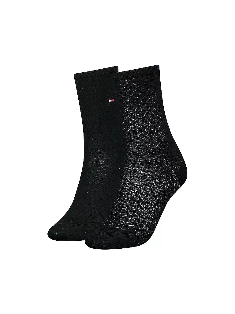 TOMMY HILFIGER | Socken 2-er Pkg. black | schwarz