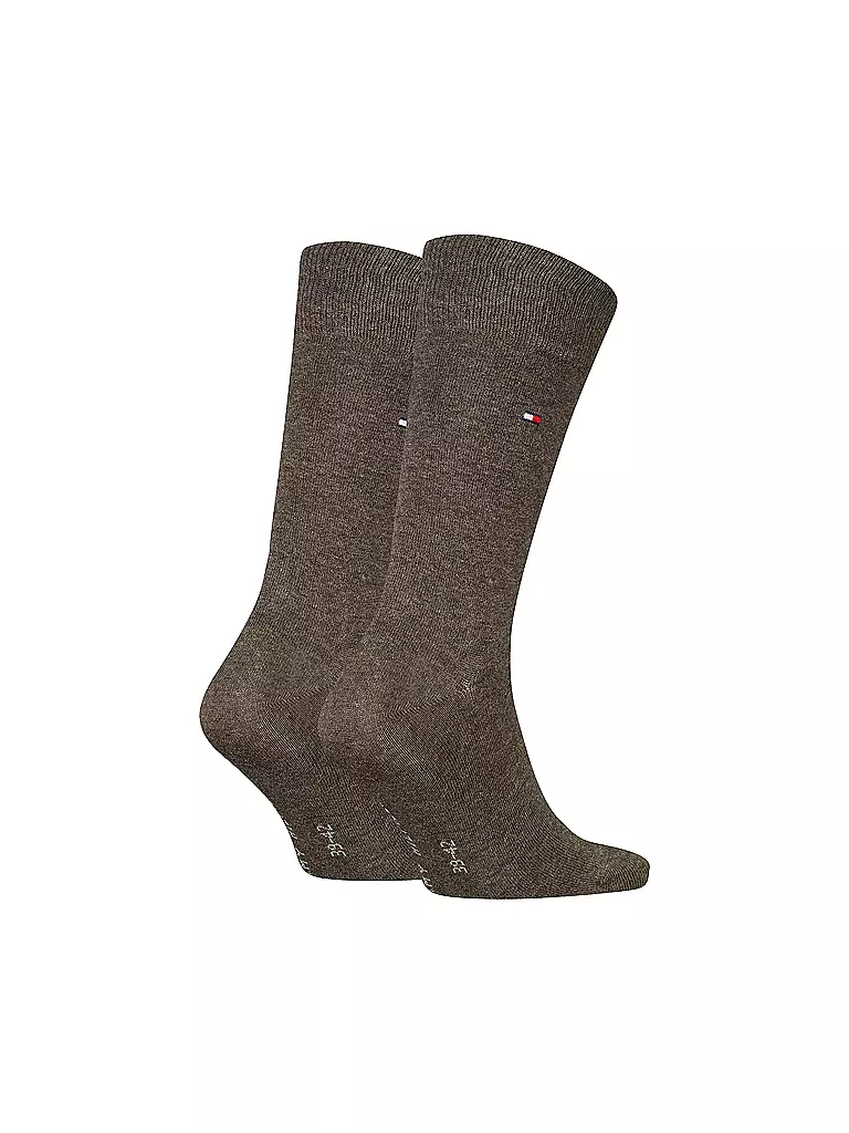 TOMMY HILFIGER | Socken 2-er Pkg. oak | schwarz