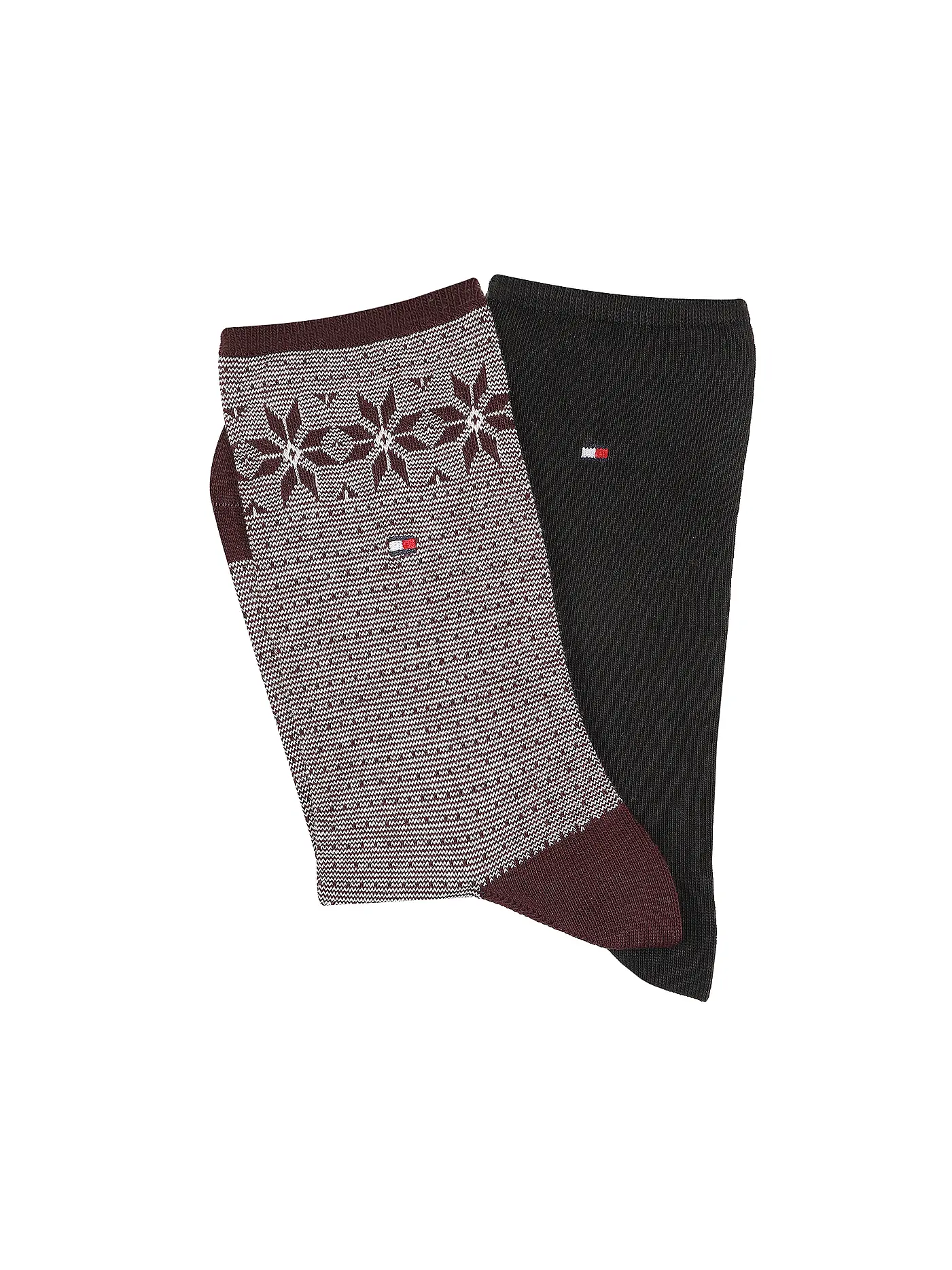 TOMMY HILFIGER | Socken 2er Pkg burgundy | dunkelrot