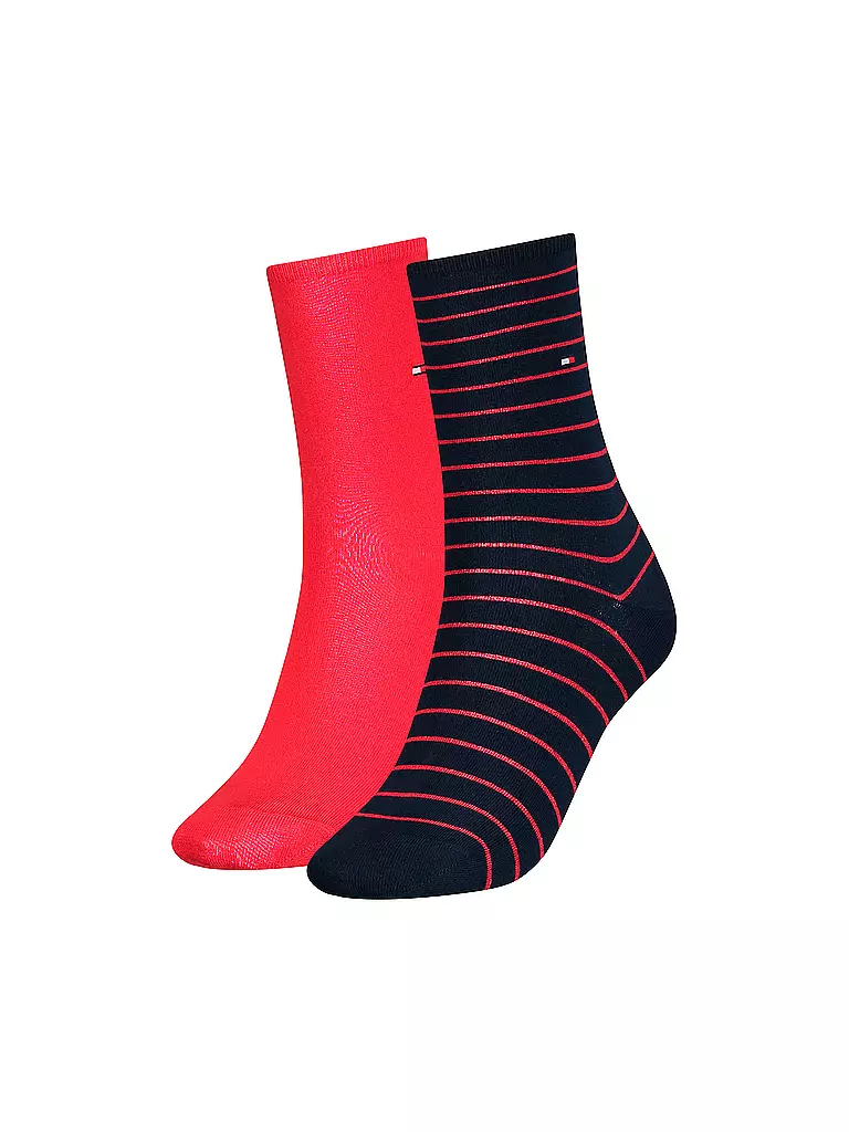 TOMMY HILFIGER | Socken 2er Pkg rot/navy | rot