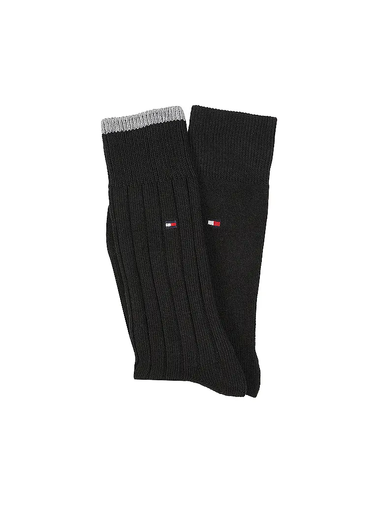 TOMMY HILFIGER | Socken 2er Pkg. black | Schwarz