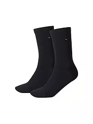 TOMMY HILFIGER | Socken 2er-Packung black | blau