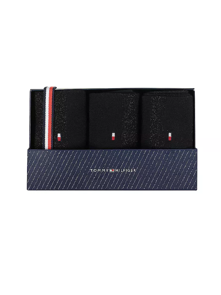 TOMMY HILFIGER | Socken 3er-Pkg. black | schwarz