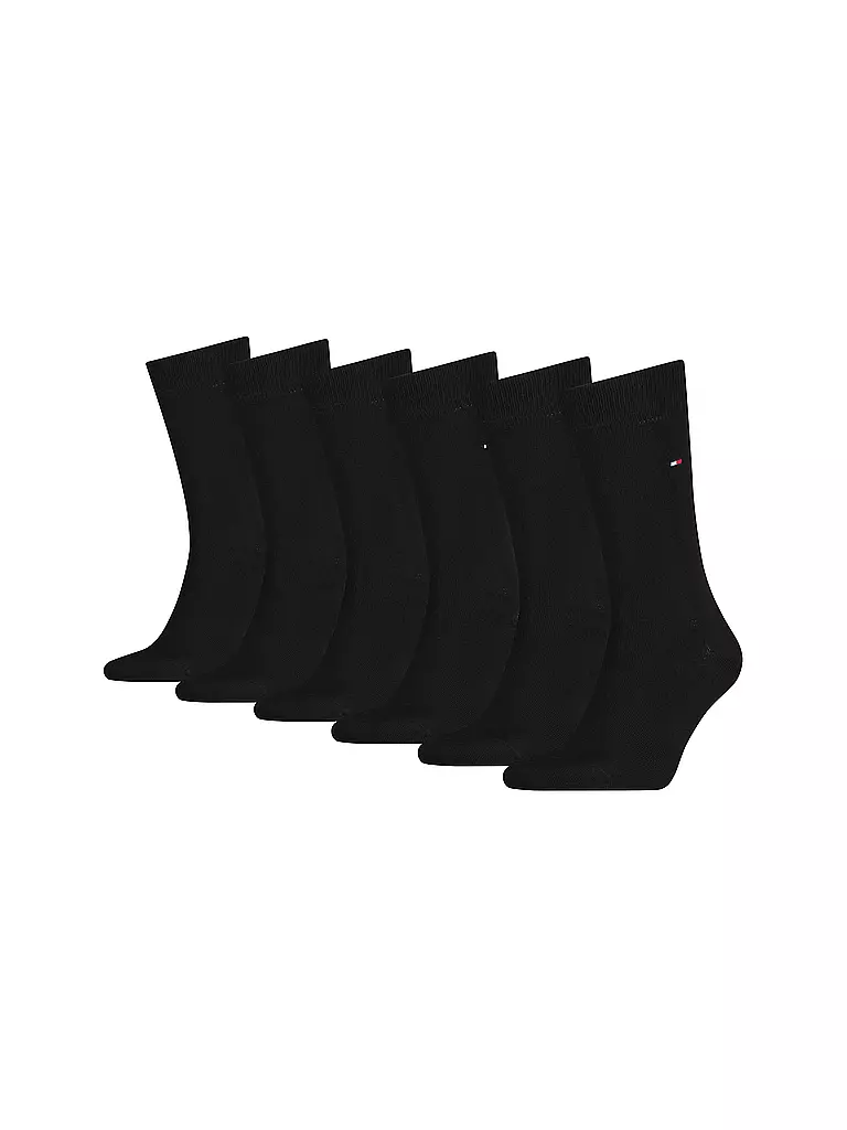 TOMMY HILFIGER | Socken 6-er Pkg. black | schwarz