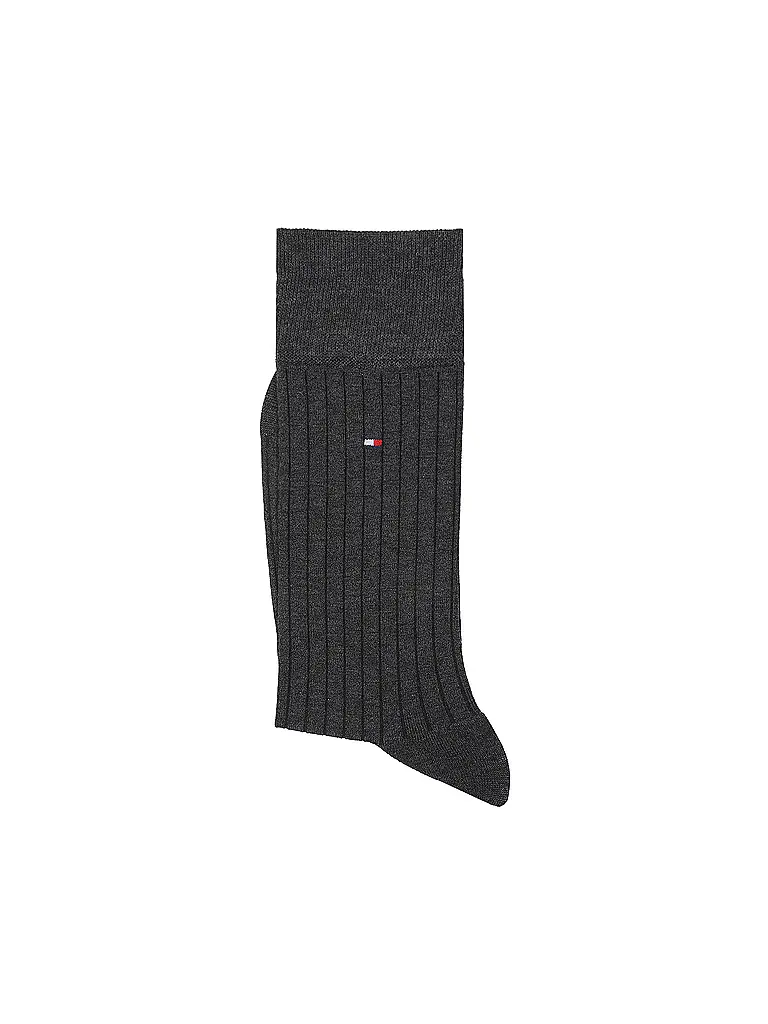 TOMMY HILFIGER | Socken dark grey melange | grau