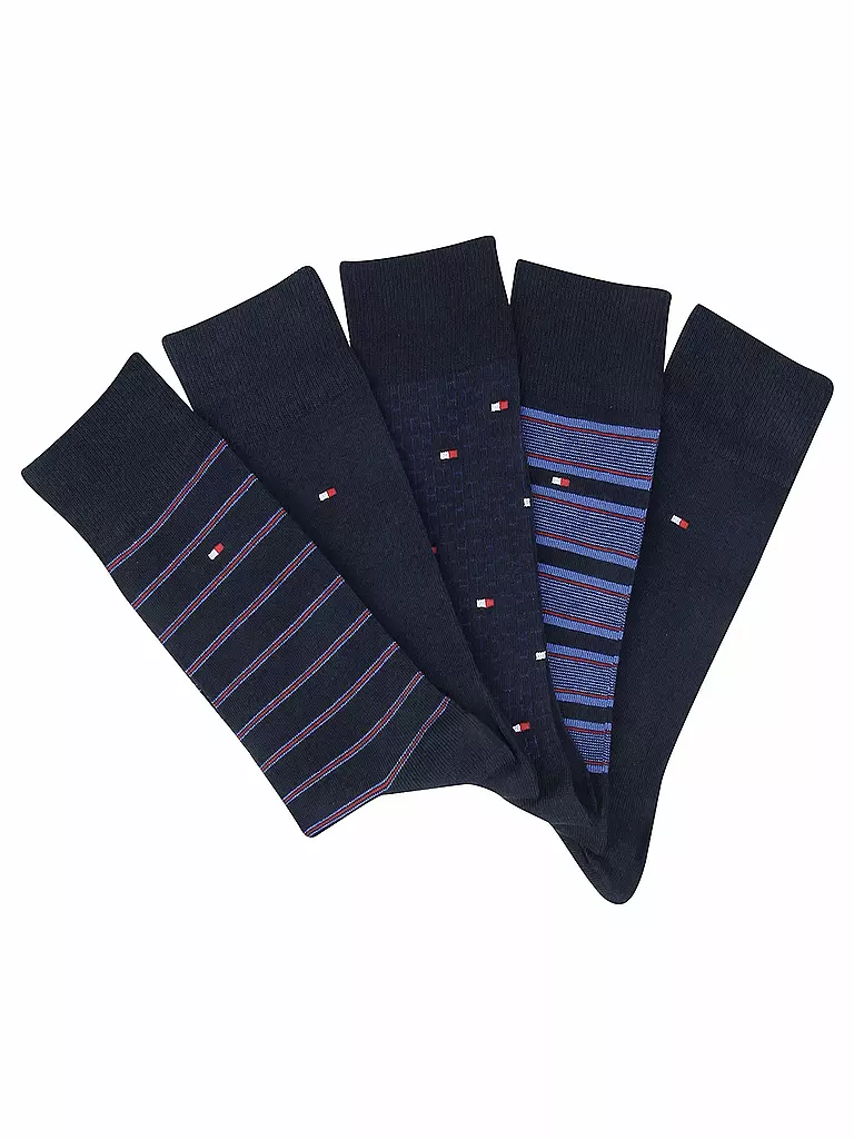 TOMMY HILFIGER | Socken Geschenkbox 5er Pkg dark navy | blau