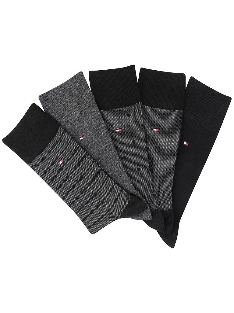 TOMMY HILFIGER | Socken Geschenkbox 5er Pkg | schwarz