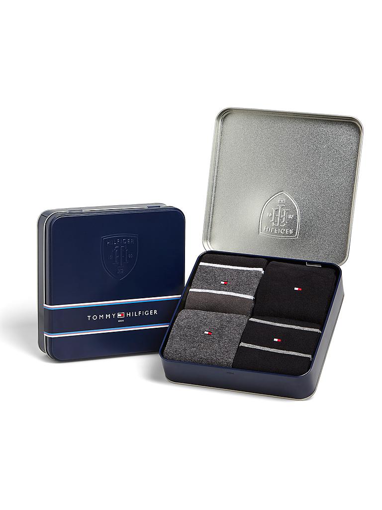 TOMMY HILFIGER Socken-Geschenkbox 4-er schwarz