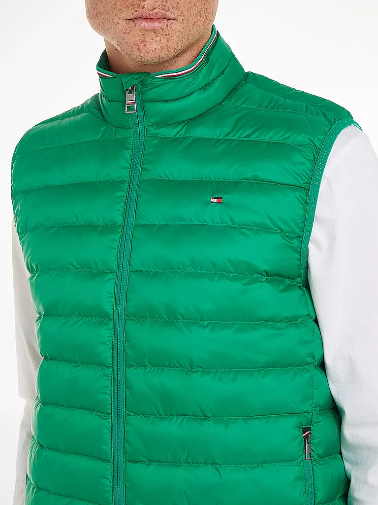 TOMMY HILFIGER | Steppgilet  | grün