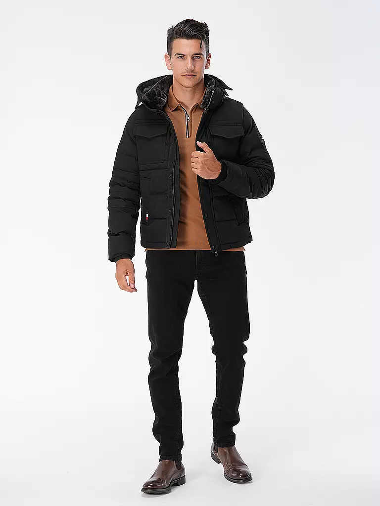 TOMMY HILFIGER | Steppjacke | schwarz