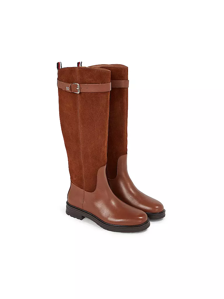 TOMMY HILFIGER | Stiefel CASUAL ESSENTIAL | camel