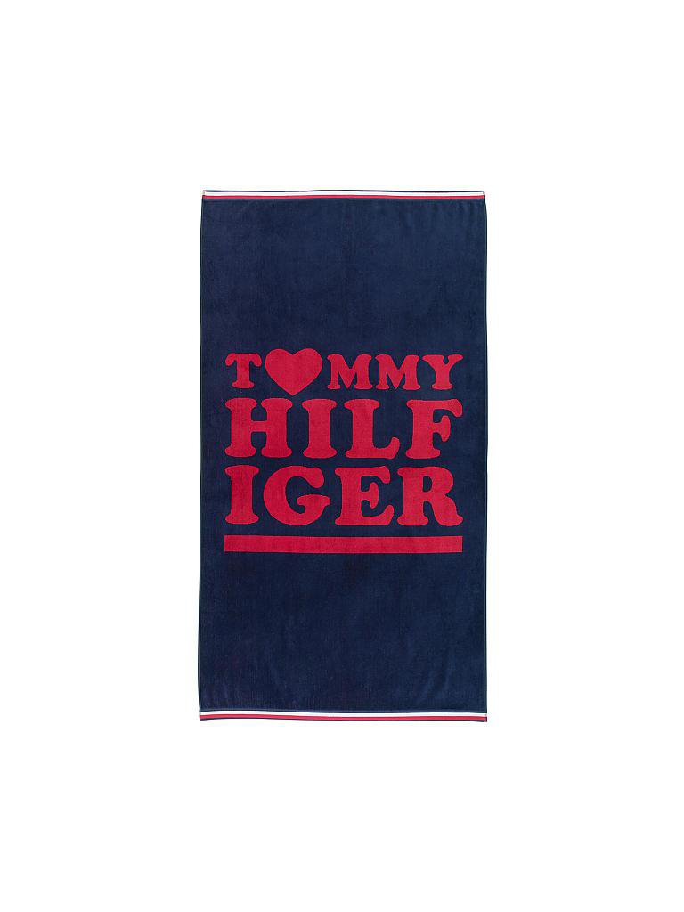 TOMMY HILFIGER Strandlaken Love 90x170cm (Navy) blau