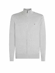 TOMMY HILFIGER | Strickjacke  | hellgrau