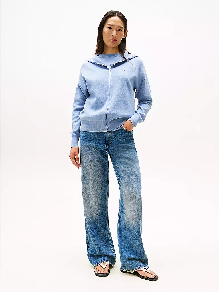 TOMMY HILFIGER | Strickjacke  | blau