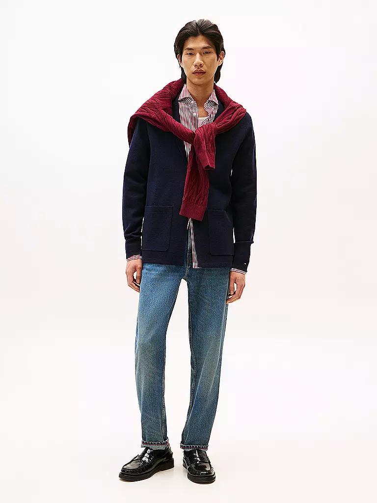 TOMMY HILFIGER | Strickjacke | blau