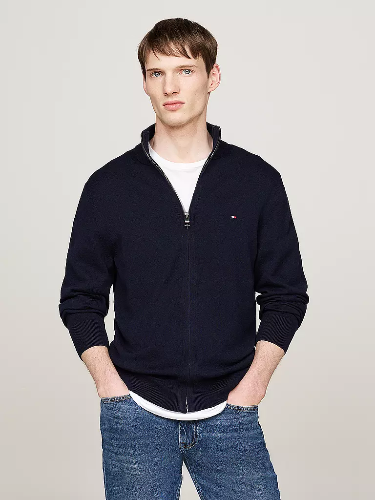TOMMY HILFIGER | Strickjacke | blau