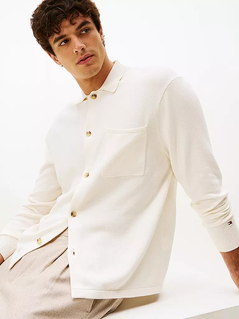 TOMMY HILFIGER | Strickjacke | creme