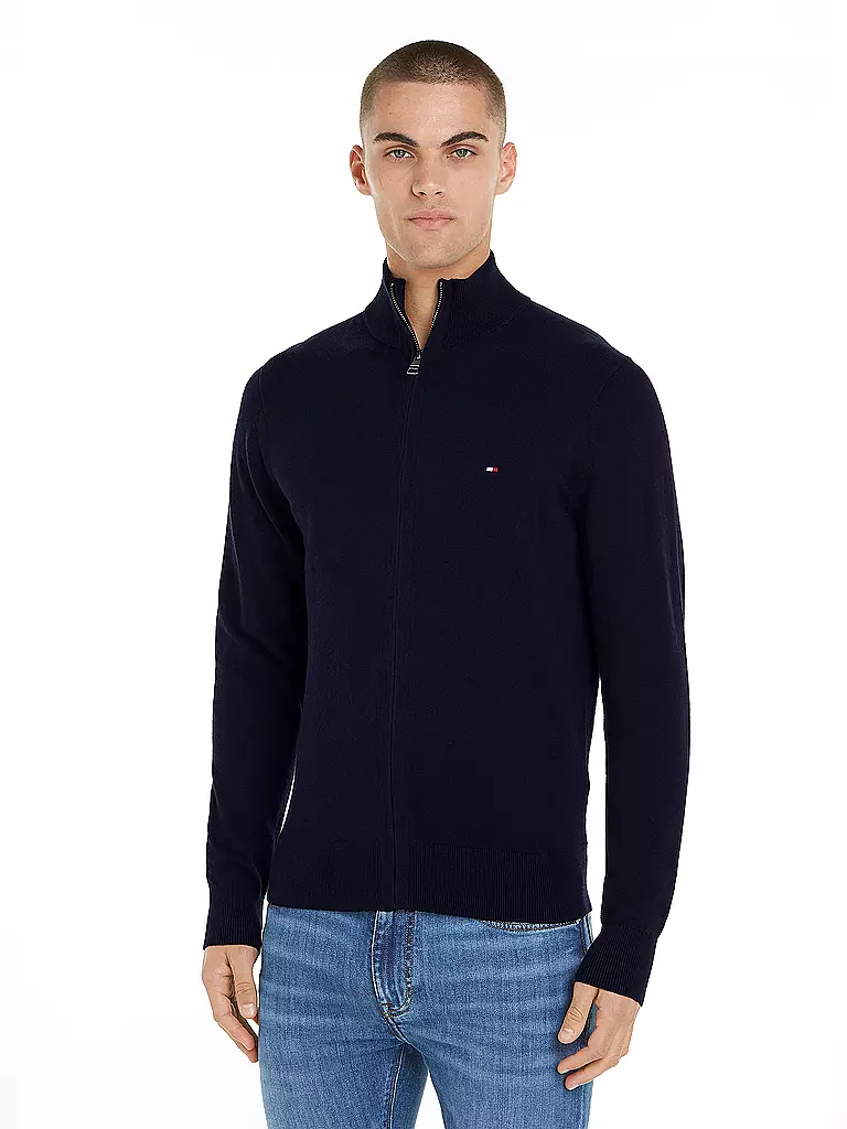 TOMMY HILFIGER | Strickjacke | blau