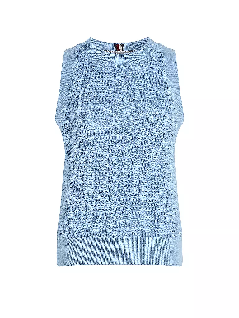 TOMMY HILFIGER | Stricktop | hellblau