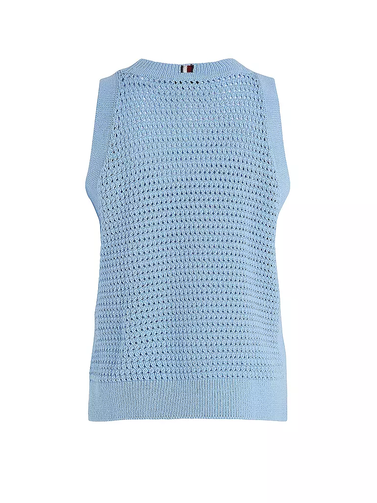 TOMMY HILFIGER | Stricktop | hellblau